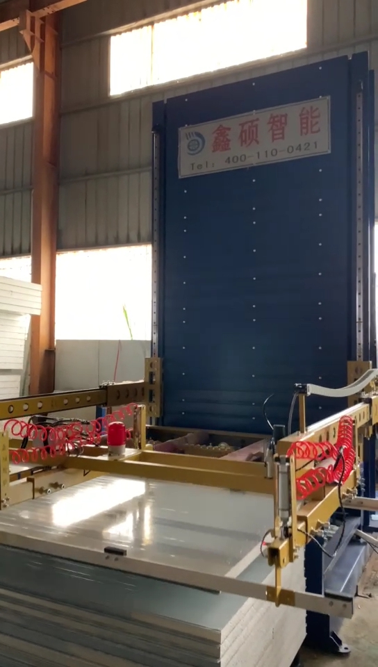 南昌雙正彩鋼第二臺碼垛機(jī)